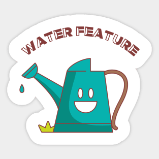 Water Feature, Watering Can, Gardening, Plant, Garden, Irrigation Sticker